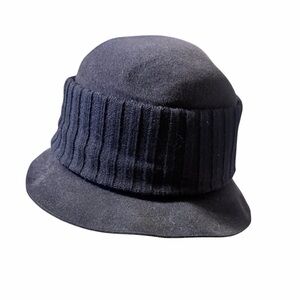 Marni wool navy blue Bucket Hat